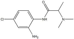 N-(2-amino-4-chlorophenyl)-2-(dimethylamino)propanamide Struktur