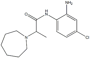 N-(2-amino-4-chlorophenyl)-2-azepan-1-ylpropanamide Structure