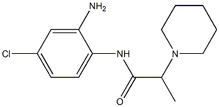 N-(2-amino-4-chlorophenyl)-2-piperidin-1-ylpropanamide Structure