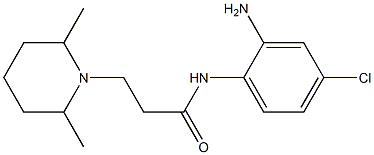 N-(2-amino-4-chlorophenyl)-3-(2,6-dimethylpiperidin-1-yl)propanamide