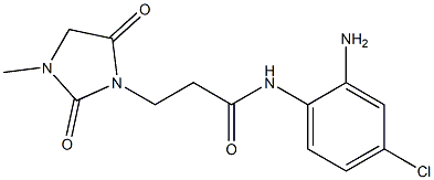 N-(2-amino-4-chlorophenyl)-3-(3-methyl-2,5-dioxoimidazolidin-1-yl)propanamide