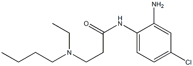 N-(2-amino-4-chlorophenyl)-3-[butyl(ethyl)amino]propanamide,,结构式