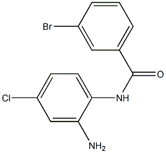 N-(2-amino-4-chlorophenyl)-3-bromobenzamide,,结构式