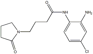 N-(2-amino-4-chlorophenyl)-4-(2-oxopyrrolidin-1-yl)butanamide Struktur