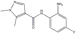  N-(2-amino-4-fluorophenyl)-1,5-dimethyl-1H-pyrazole-4-carboxamide