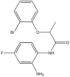 N-(2-amino-4-fluorophenyl)-2-(2-bromophenoxy)propanamide|