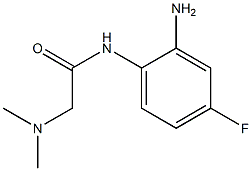 N-(2-amino-4-fluorophenyl)-2-(dimethylamino)acetamide,,结构式