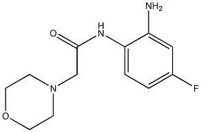 N-(2-amino-4-fluorophenyl)-2-morpholin-4-ylacetamide Structure