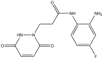  N-(2-amino-4-fluorophenyl)-3-(3,6-dioxo-3,6-dihydropyridazin-1(2H)-yl)propanamide
