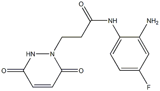 N-(2-amino-4-fluorophenyl)-3-(3,6-dioxo-3,6-dihydropyridazin-1(2H)-yl)propanamide Structure