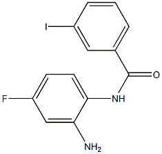 N-(2-amino-4-fluorophenyl)-3-iodobenzamide 结构式