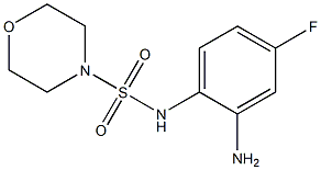 N-(2-amino-4-fluorophenyl)morpholine-4-sulfonamide Structure