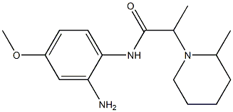 N-(2-amino-4-methoxyphenyl)-2-(2-methylpiperidin-1-yl)propanamide Structure