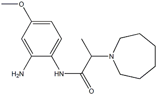 N-(2-amino-4-methoxyphenyl)-2-azepan-1-ylpropanamide Structure