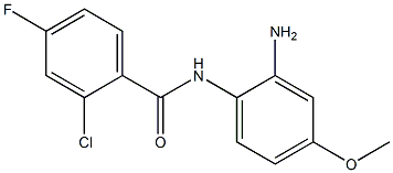  N-(2-amino-4-methoxyphenyl)-2-chloro-4-fluorobenzamide