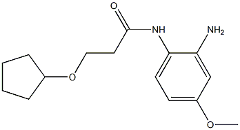 N-(2-amino-4-methoxyphenyl)-3-(cyclopentyloxy)propanamide|