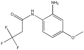 N-(2-amino-4-methoxyphenyl)-3,3,3-trifluoropropanamide 结构式