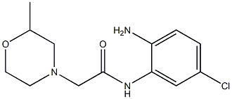 N-(2-amino-5-chlorophenyl)-2-(2-methylmorpholin-4-yl)acetamide Structure