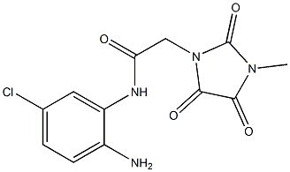 N-(2-amino-5-chlorophenyl)-2-(3-methyl-2,4,5-trioxoimidazolidin-1-yl)acetamide|