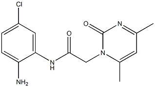 N-(2-amino-5-chlorophenyl)-2-(4,6-dimethyl-2-oxo-1,2-dihydropyrimidin-1-yl)acetamide Structure