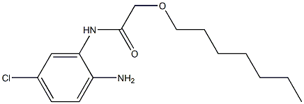 N-(2-amino-5-chlorophenyl)-2-(heptyloxy)acetamide Struktur