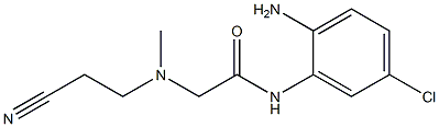 N-(2-amino-5-chlorophenyl)-2-[(2-cyanoethyl)(methyl)amino]acetamide