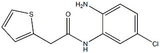 N-(2-amino-5-chlorophenyl)-2-thien-2-ylacetamide Struktur