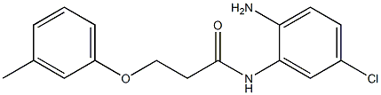 N-(2-amino-5-chlorophenyl)-3-(3-methylphenoxy)propanamide Structure