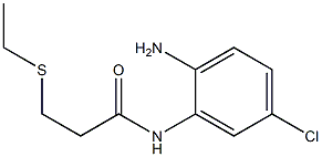 N-(2-amino-5-chlorophenyl)-3-(ethylsulfanyl)propanamide