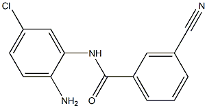 N-(2-amino-5-chlorophenyl)-3-cyanobenzamide Struktur