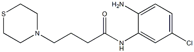 N-(2-amino-5-chlorophenyl)-4-(thiomorpholin-4-yl)butanamide Structure