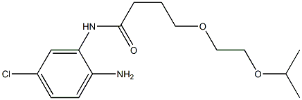 N-(2-amino-5-chlorophenyl)-4-[2-(propan-2-yloxy)ethoxy]butanamide 结构式