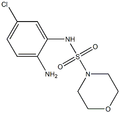 N-(2-amino-5-chlorophenyl)morpholine-4-sulfonamide Structure