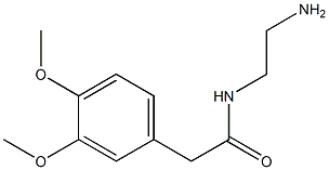 N-(2-aminoethyl)-2-(3,4-dimethoxyphenyl)acetamide Structure