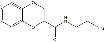 N-(2-aminoethyl)-2,3-dihydro-1,4-benzodioxine-2-carboxamide Struktur