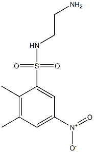 N-(2-aminoethyl)-2,3-dimethyl-5-nitrobenzene-1-sulfonamide,,结构式