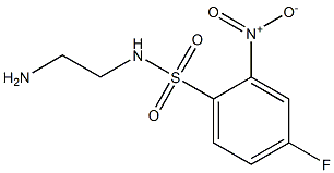 N-(2-aminoethyl)-4-fluoro-2-nitrobenzene-1-sulfonamide