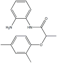 N-(2-aminophenyl)-2-(2,4-dimethylphenoxy)propanamide Struktur