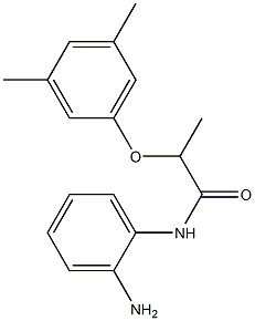 N-(2-aminophenyl)-2-(3,5-dimethylphenoxy)propanamide Struktur