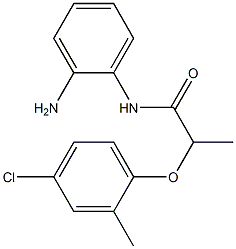 N-(2-aminophenyl)-2-(4-chloro-2-methylphenoxy)propanamide,,结构式