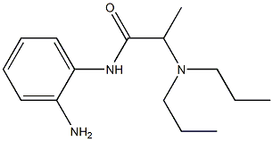N-(2-aminophenyl)-2-(dipropylamino)propanamide Struktur