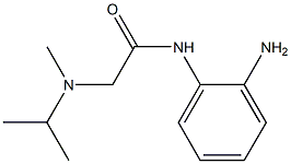 N-(2-aminophenyl)-2-[isopropyl(methyl)amino]acetamide 化学構造式