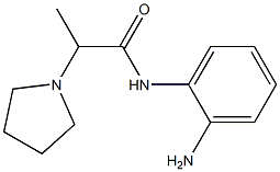 N-(2-aminophenyl)-2-pyrrolidin-1-ylpropanamide|