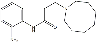 N-(2-aminophenyl)-3-(azocan-1-yl)propanamide 结构式