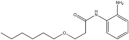 N-(2-aminophenyl)-3-(hexyloxy)propanamide,,结构式