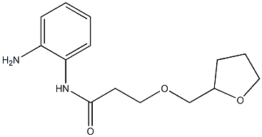 N-(2-aminophenyl)-3-(oxolan-2-ylmethoxy)propanamide Structure