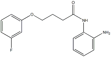 N-(2-aminophenyl)-4-(3-fluorophenoxy)butanamide Structure