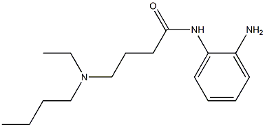 N-(2-aminophenyl)-4-[butyl(ethyl)amino]butanamide 结构式