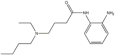 N-(2-aminophenyl)-4-[butyl(ethyl)amino]butanamide Struktur