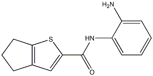 N-(2-aminophenyl)-4H,5H,6H-cyclopenta[b]thiophene-2-carboxamide 结构式